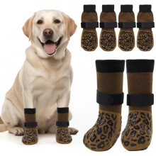 PICK FOR LIFE Dog Socks Paws Stop Licking 2 Pairs Anti-Slip Dog Shoes
