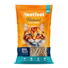 Premium 100% Natural Wood Pellet Cat Litter – Biodegradable, Ultra Abs