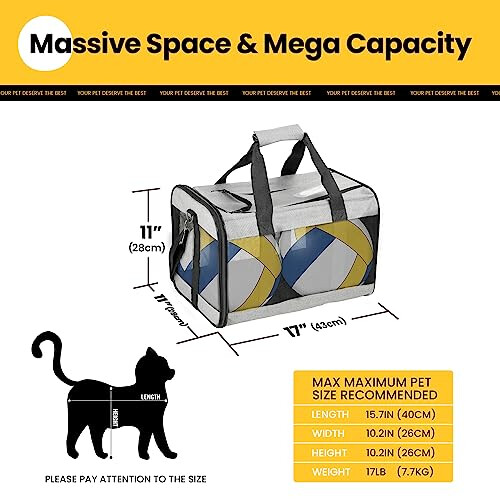 Conlun Pet Carrier Gray M 1