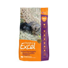 Excel Burgess Guinea Pig Nuggets Blackcurrant and Oregano, 1.5 kg