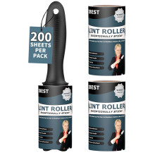 iBest UK Lint Rollers For Pet Hair, Clothes, Carpet | Sticky Flint Flu
