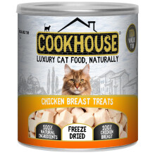 COOKHOUSE 100% Chicken Breast Freeze Dried Luxury Cat Treats - 170g Va