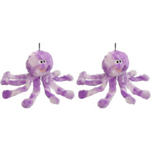 Petface Orla the Octopus Plush Dog Toy, Medium (Pack of 2)