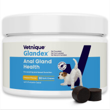 Glandex For Dogs UK - 30 Soft Chews - Vet-Formulated Anal Gland Suppor