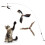 Cobee Cat Wand Toys - Interactive Feather Propeller Wand with 2 Refill 1