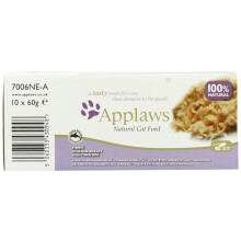 Applaws Cat Food Pot Finest Chicken Breast with Tuna Roe, 60g, Pack of