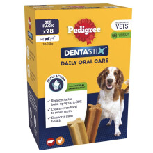 Pedigree DentaStix - Daily Dental chews for medium Dogs (10-25 kg) , 2