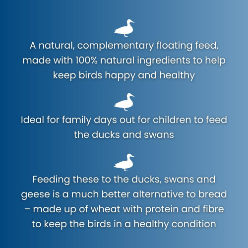 Copdock Mill Plain Wheat Discs Duck Feed 15kg – Complimentary Floating 1