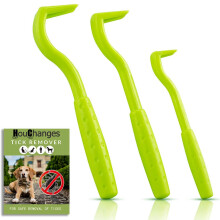 HouChanges 3Pcs Tick Remover Tool,Painlessly Tick for Dogs Cats and Hu