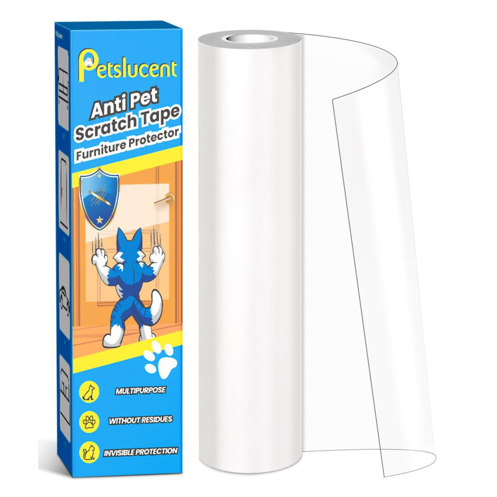 Petslucent Door Protector From Dog Scratching, Cat Anti Scratch Tape, 32878189