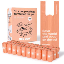 Deo Doo Dog Poop Bags with Handles 30 Rolls 360 Counts Big Sizes Leak