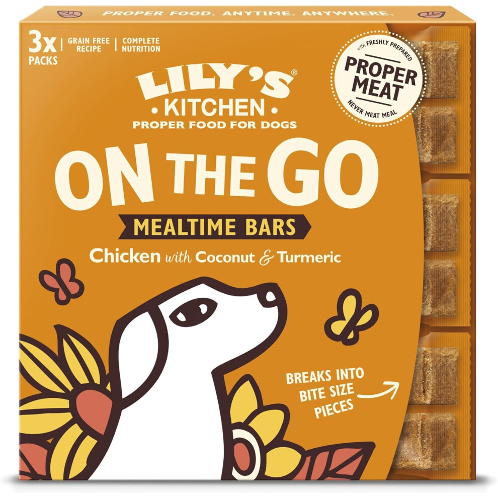 Photos - Dog Food Lilys Kitchen Lily's Kitchen Made with Natural Ingredients Chicken On the Go Bars Mu 