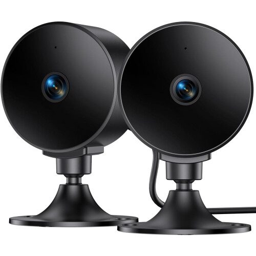 EIGHTREE Indoor Camera 2K 3MP, Security Camera with Motion & Sound Det