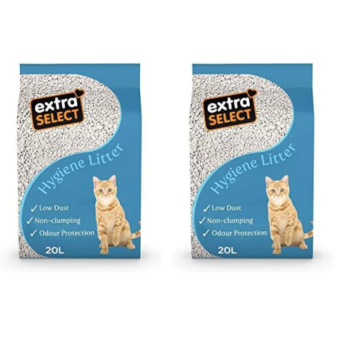 Extra Select Premium Hygiene Cat Litter - Calcium Silicate Non-Clumpin 1