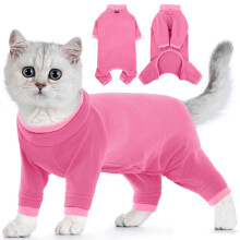 Cat Cover to Stop Overgrooming, Sphynx Onesie Cat Body Suit Long Leg C
