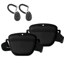Aomig Silicone Premium Dog Treat Pouch Bag for Walking & Training, 2 P