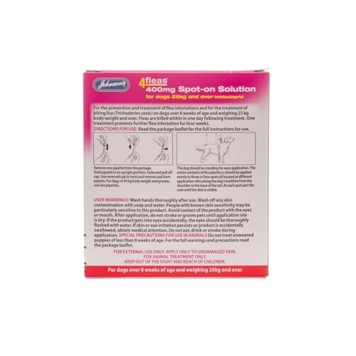 Johnson's Veterinary Johnsons Vet 4 Flea Spot-On for Large Dogs 2