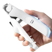 Professional Pet Nail Clipper with LED Light for Cats & Dogs, Cat Claw