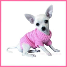 Chihuahua Clothes Puppy Dog Coat Knit Winter Pink Jumper Cosy Teacup S