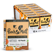 Pooch & Mutt - Chicken, Pumpkin & Pea Pack of Complete Wet Dog Food, D