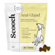 Scooch Anal Gland Supplement for Dogs 60 Chews (2-Month Supply) | Fibr