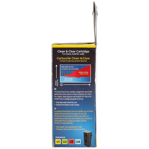 Fluval Fluval U Internal Filters Clean and Clear Cartridge, White 2