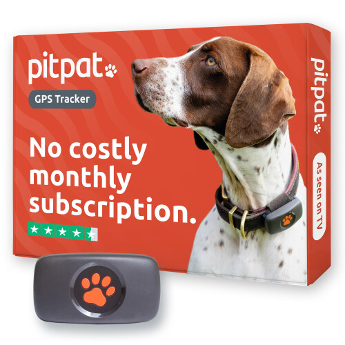 PitPat Dog GPS Tracker - No Subscription Required - Suitable for All D