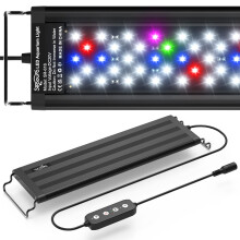 SEAOURA Led Aquarium Light for Plants-Full Spectrum Fish Tank Light wi