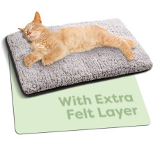 Knupis Self Heating Cat Bed - 60 x 45 cm - Soft & Cuddly Cat Blanket -