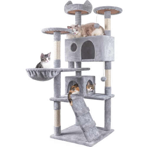 HOMIDEC Cat Tree,151cm Cat Tower for Indoor Kitty,Scratching Post Stab 1