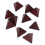 10 Pcs Acrylic Polyhedral Dice Set for Tabletop Role Playing Games 6