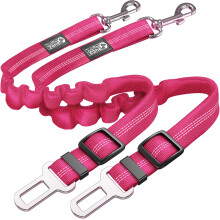 Dog Car Seat Belt - 2 Pack Adjustable and Durable Dog Seat Belts for C