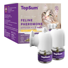 TopSum Cat Calming Plug-in: Premium Cat Pheromone Diffuser - Cat Plug