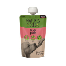 Natures Deli Salmon Paste Dog Treat for Feeding Mat, Dog Food Topper,