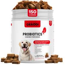 Probiotics for Dogs Chews 150PCs - US Formula with Dog Probiotics, Enz