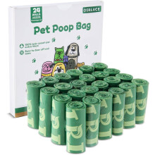 240 Dog Poo Bags 24 Rolls Coreless Dog Poop Bags, Extra Thick Strong L
