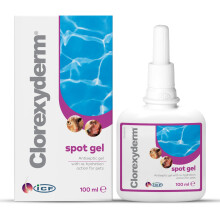 ICF | Clorexyderm Spot Gel | Advanced Cat & Dog Skin Care Gel for Itch