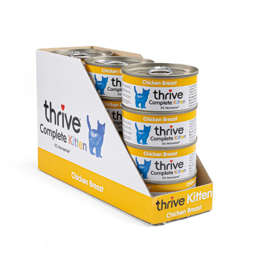 thrive Cat 100% COMPLETE - KITTEN CHICKEN (pack of 12)