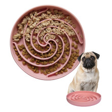 Bifeaw Dog Puzzle Bowl - Silicone Slow Feeder Dog Bowls for Healthy Ea