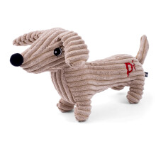 Petface Dougie Deli Cord, Plush Puppy Dog Toy
