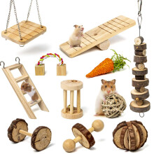 Labeol Hamster Chew Toys Small Animal Boredom Breakers Cage Accessorie