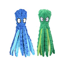 2pcs Plush Dog Toys, Dog Plush Toys Octopus, No Stuffing Squeaky Inter