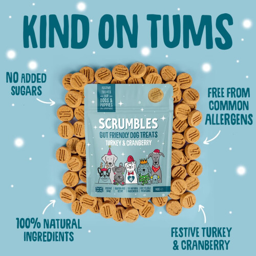 Scrumbles Scrumbles Turkey Cranberry Softies 90g 1
