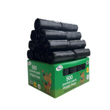 500 TidyZ Dog Poo Bags. Minimum 30% Recycled Plastic. Strong, Large Pe