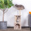 Cat Tree, Cat Scratch Posts 90cm 3 Tier Stable Cat Climbing Tower Cat 2