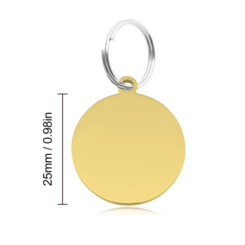 Personalised Engraved Dog Tags for Pets UK Prime, Double Side Stainles 2