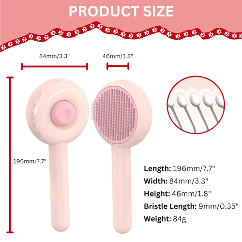 Flea Comb 7 Pieces Set for Cats and Dogs to Kill Fleas and Eggs, Kitte 2