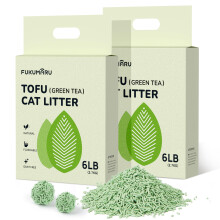 FUKUMARU Tofu Cat Litter, Clumping Cat Litter, Odour Control with Gree
