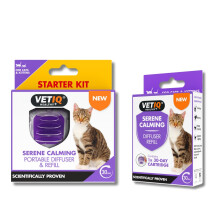 VETIQ Serene Calming Portable Pheromone Diffuser for Cats, No Plugs Re