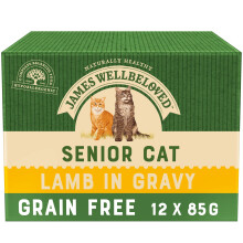 James Wellbeloved Complete Wet Senior Cat Food Lamb, 12 x 85 g
